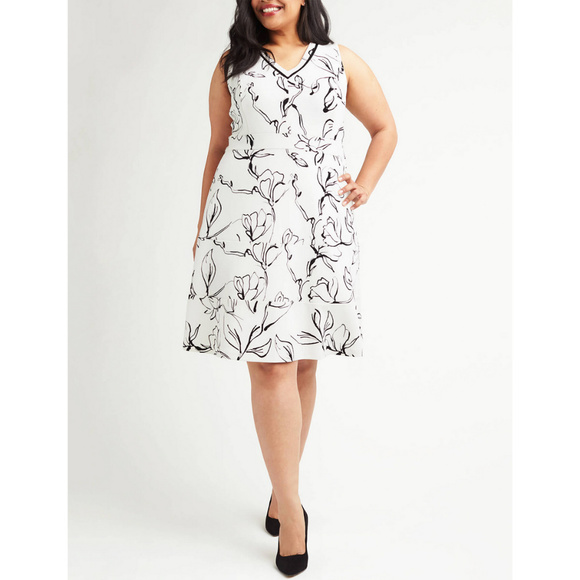 karl lagerfeld plus size dresses